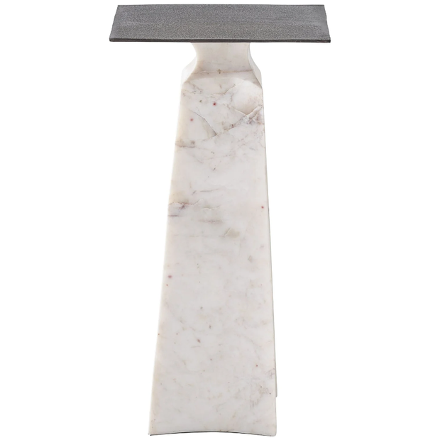 Figuration Side Table with Marble Base