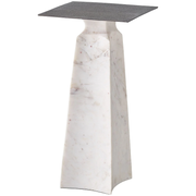 Figuration Side Table with Marble Base