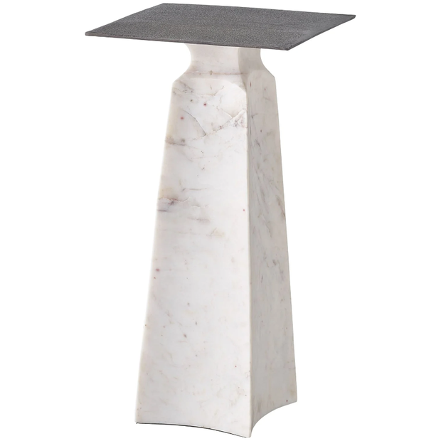 Figuration Side Table with Marble Base