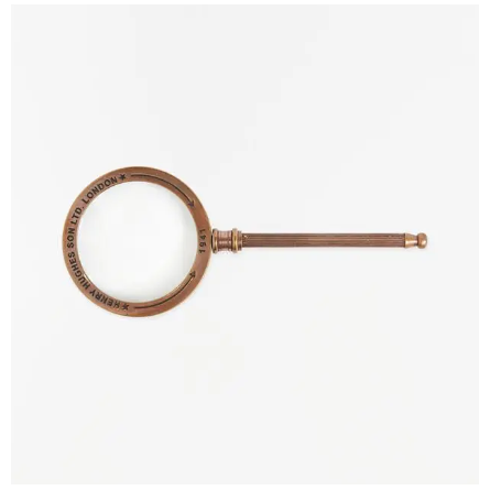 Magnifying Glass with Brass Handle