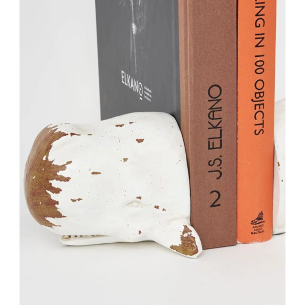 Sperm Whale Bookends