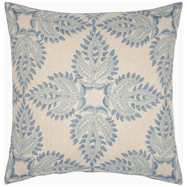 22" x 22" - Verdin Lapis Decorative Pillow