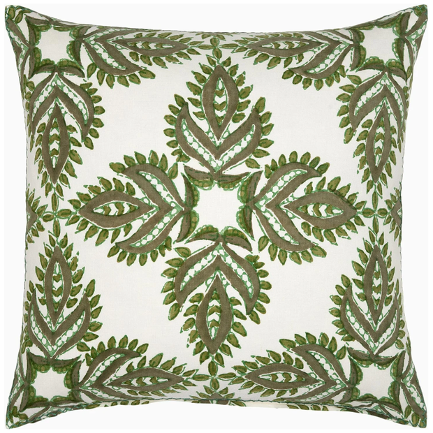 22" x 22" - Verdin Dark Sage Decorative Pillow