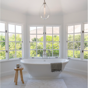 Teak Wooden Stool Side Table - Large