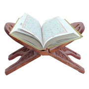 Wooden Floral Carved Book Holder