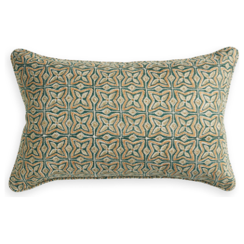 Patuli Byzantine Linen Pillow - 14"x22"
