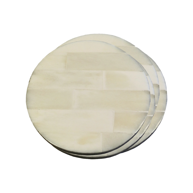 Set of 4 - Bone Round Coaster