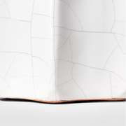 Melanie 12" Cordless Accent Lamp - Crackled Ivory