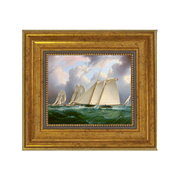 Hms Orion Oil Painting Print Reproduction On Canvas - 5" x 6"