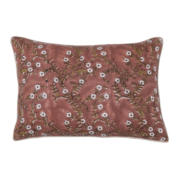 Vidaai Saffron Mustard Pillow- 18" x 18"