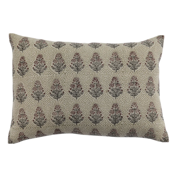 Poppy Ruby Pillow- 18" x 18"