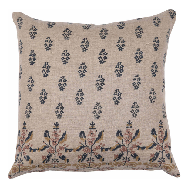 Kumkum Indigo Pillow - 18" x 18"