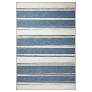 Bowman Stripe Blue Washable Rug