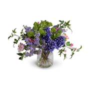 Mixed Arrangement in Glass 14"H