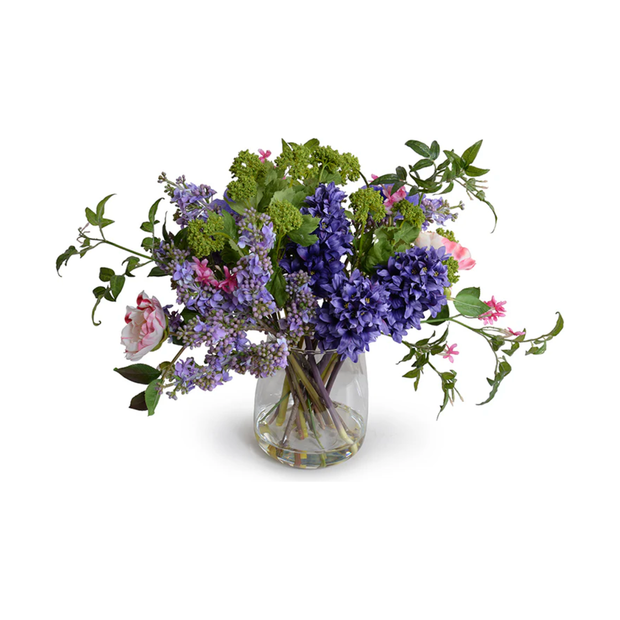 Mixed Arrangement in Glass 14"H