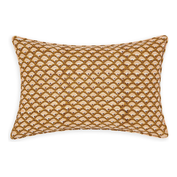 Naples Saffron Linen Cushion