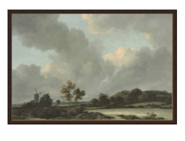 Cloudy Landscape Artwork (Butler's Pass)