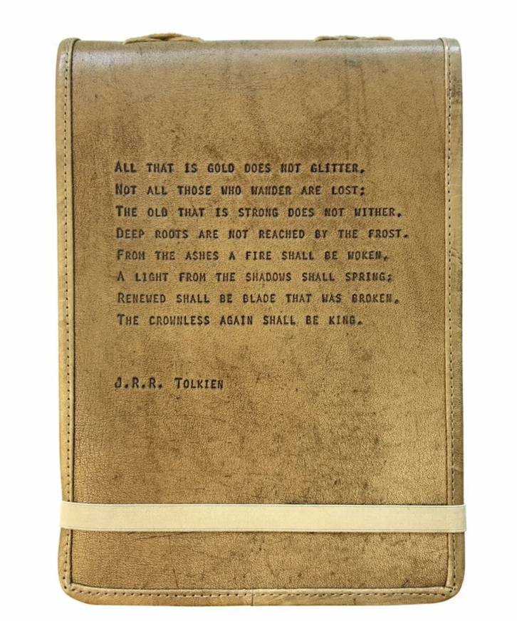 J.R.R Tolkien Leather Journal- Large