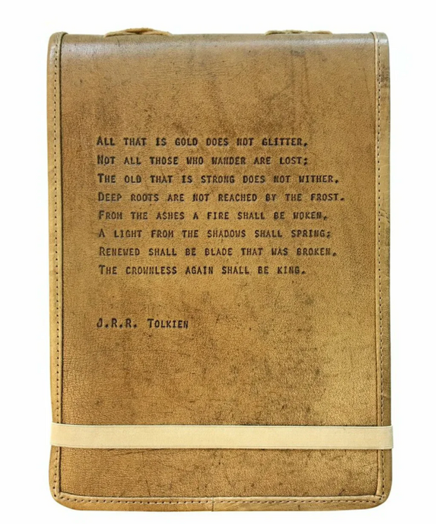 J.R.R Tolkien Leather Journal- Large