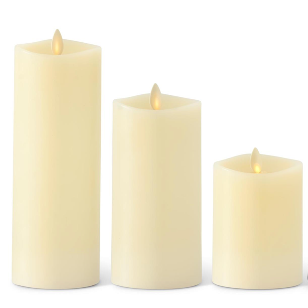 Ivory Wax Medium Luminara Indoor Candles