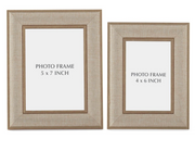 Gold Linen Photo Frames