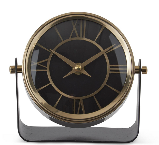 5.75 Antique Brass Clock