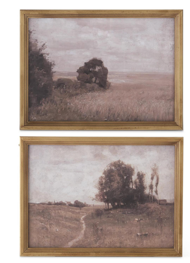 Light Fir Wood Framed Naturescape Prints