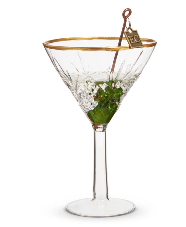 Elegant Martini Ornament