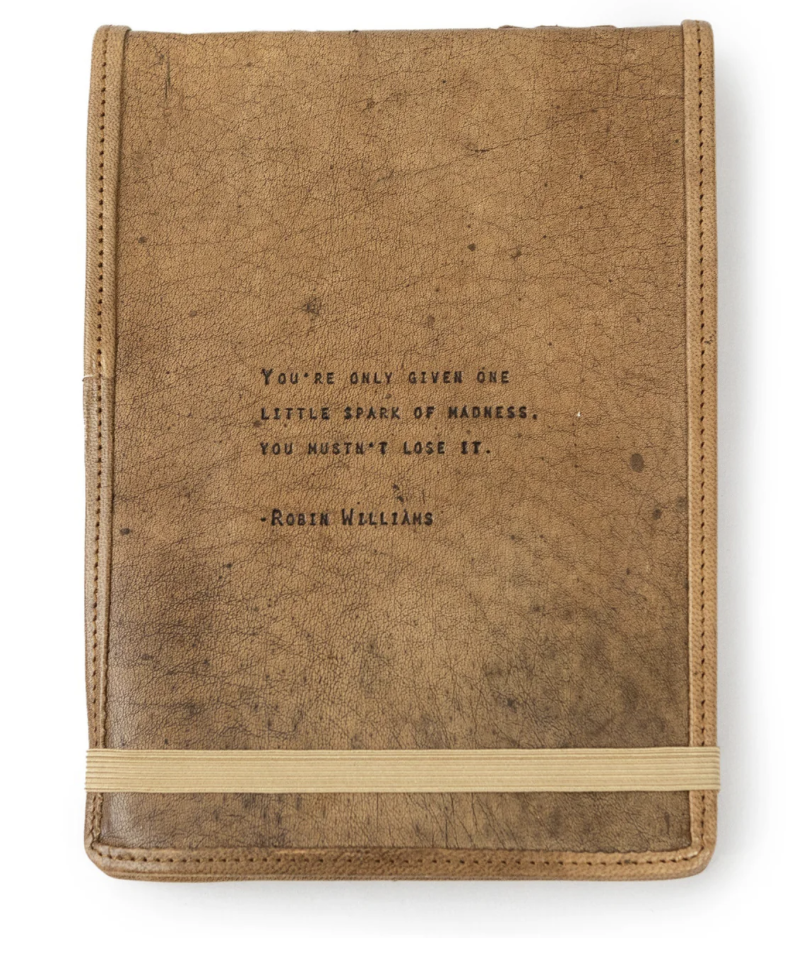 Large Robin Williams Leather Journal