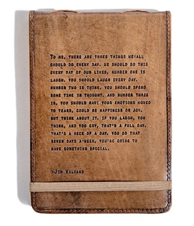 Large Jim Valvano Leather Journal