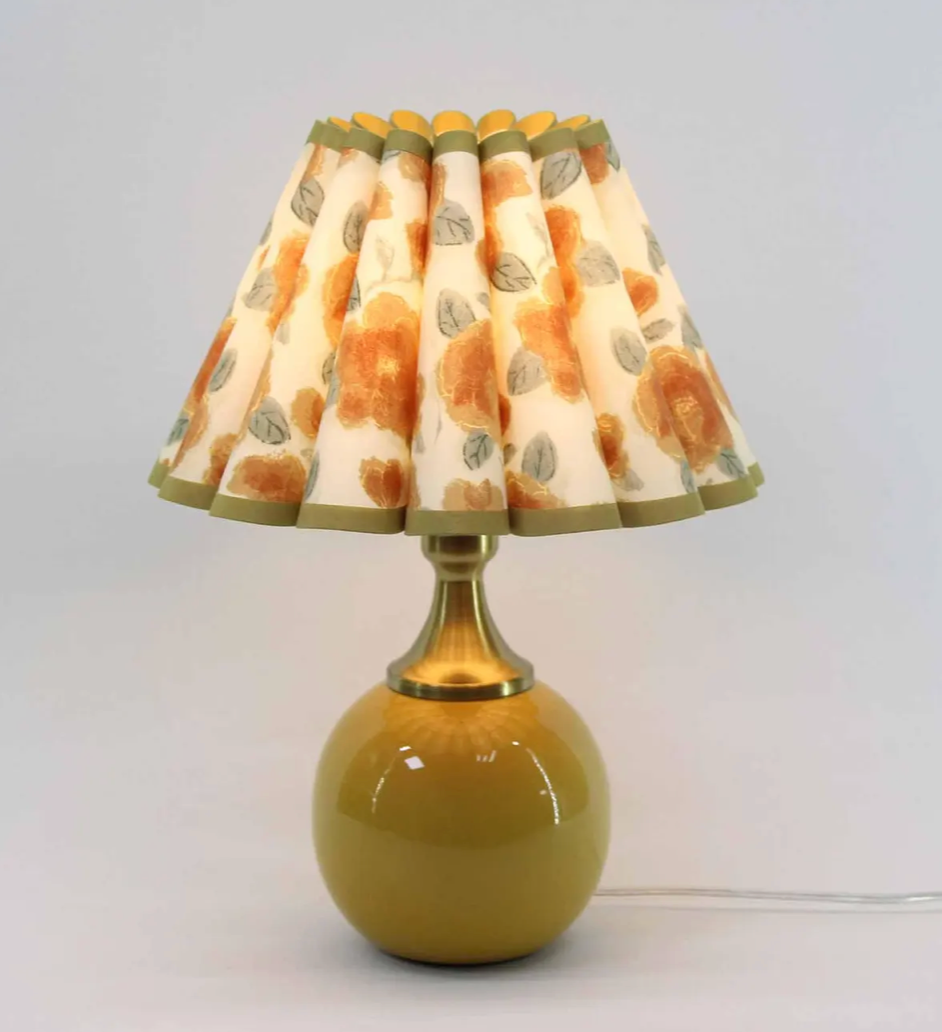 Handmade Floral Mini Table Lamp