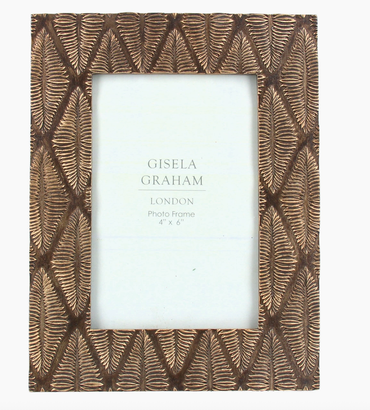 Bronze Diamond Resin Photo Frame, 4x6in