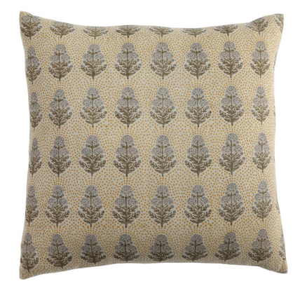 QS-Poppy Mustard Pillow