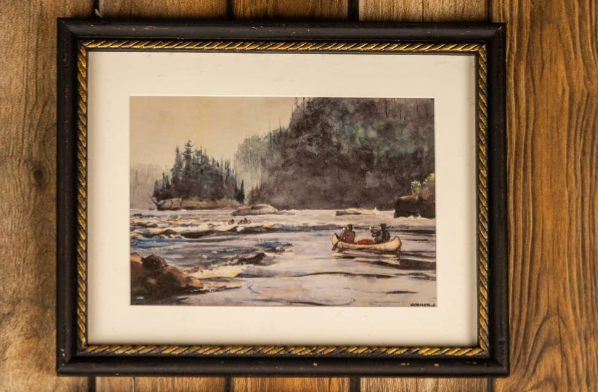 Vintage Canoe Framed Print #2