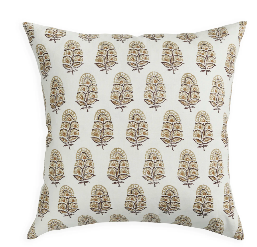 Zardosi Toffee Pillow