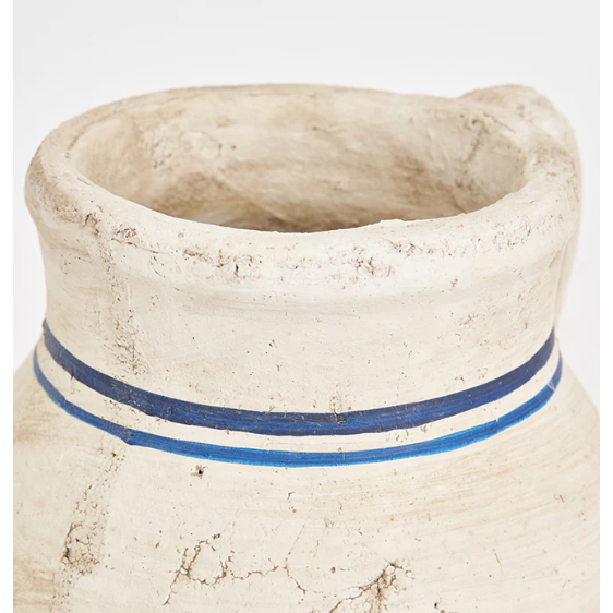 Grecian Fish Jar W/Handle