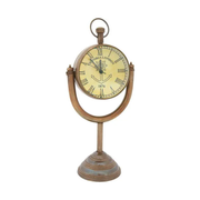 Clock & Compass Sphere W/Stand