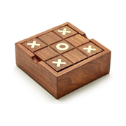 Tick-Tac-Toe and Solitaire 2-in-1 Game Set