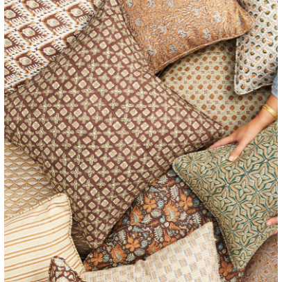 Kyoto Juniper Linen Pillow - 20