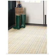 Hallie Plaid Khaki Washable Rug