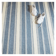 Bowman Stripe Blue Washable Rug