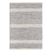 Malta Grey Handwoven Wool Rug