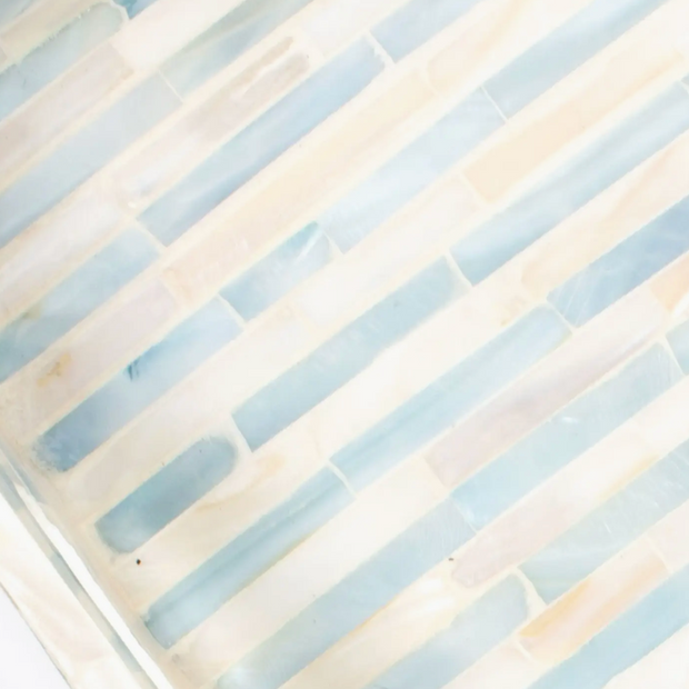 Striped Mother of Pearl Tray