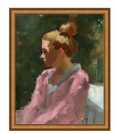 Lady in the Garden 3