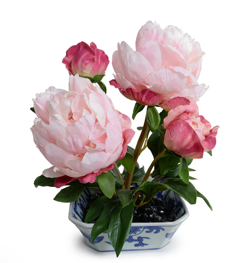 Peony Cutting in Blue & White