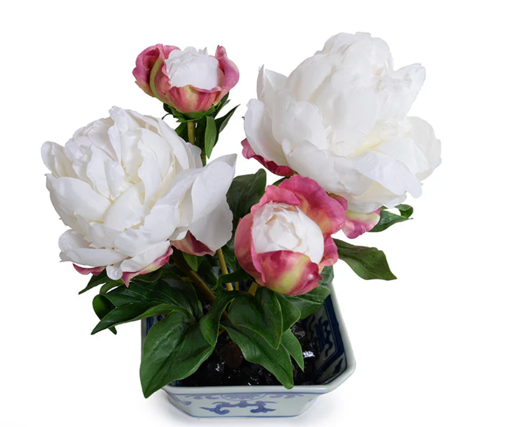 Peony Cutting in Blue & White