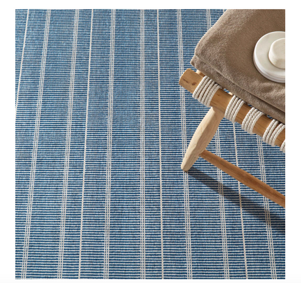 Samson Navy Washable Rug