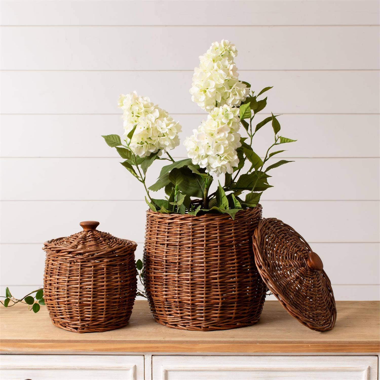 Wicker Storage Basket