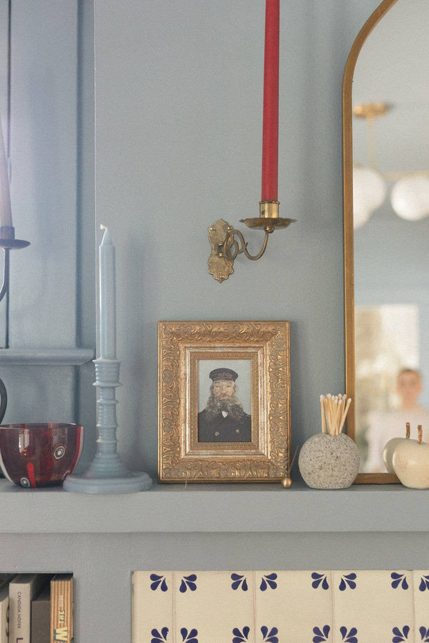 Portrait of a Postman Framed Antique Art