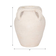White Amphora Multi-Handle Jug